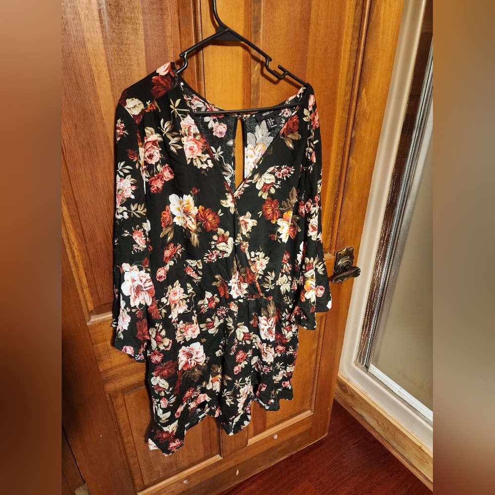 3x Forever 21+ Floral Romper